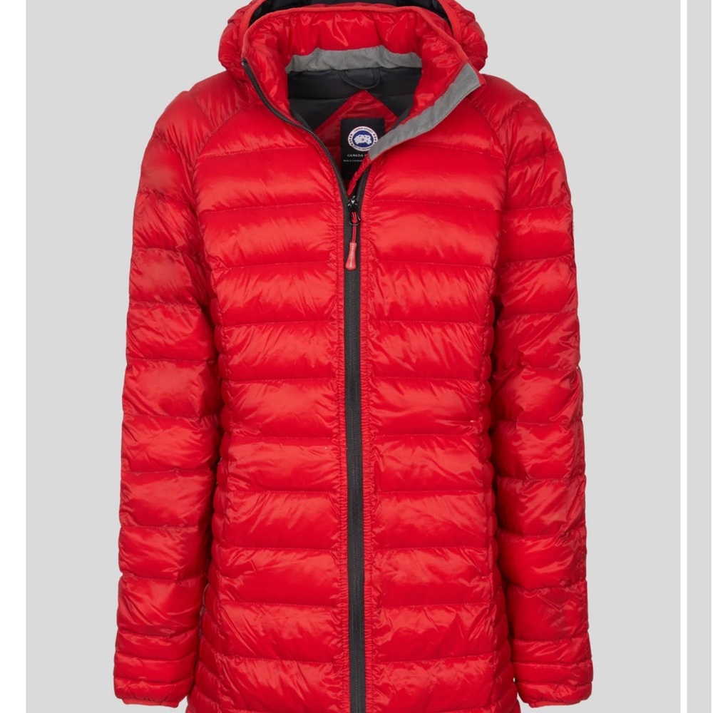 Canada Goose Red Puffer Jacket